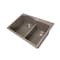 Nantucket Sinks 60/40 Double Bowl Dual-mount Granite Composite Truffle PR6040-TR - alternate 2